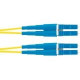 Panduit Fiber Optic Duplex Patch Network Cable - 13.10 ft Fiber Optic Network Cable for Network Device - First End: 2 x LC Male Network - Second End: 2 x LC Male Network - Patch Cable - Yellow - TAA Compliance F92ERLNLNSNM004