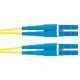 Panduit Fiber Optic Duplex Patch Network Cable - 16.40 ft Fiber Optic Network Cable for Network Device - First End: 2 x LC Male Network - Second End: 2 x LC Male Network - Patch Cable - Yellow - TAA Compliance F92ERLNLNSNM005