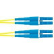 Panduit Fiber Optic Duplex Patch Network Cable - 33 ft Fiber Optic Network Cable for Network Device - First End: 2 x LC Male Network - Second End: 2 x LC Male Network - Patch Cable - Yellow - TAA Compliance F92ERLNLNSNM010