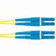 Panduit Fiber Optic Duplex Patch Network Cable - 137.80 ft Fiber Optic Network Cable for Network Device - First End: 2 x SC/APC Male Network - Second End: 2 x SC/APC Male Network - Patch Cable - 9/125 &micro;m - Yellow - 1 - TAA Compliance F923RANANSN