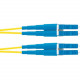 Panduit Fiber Optic Duplex Patch Network Cable - 134.51 ft Fiber Optic Network Cable for Network Device - First End: 2 x LC Male Network - Second End: 2 x LC Male Network - Patch Cable - Yellow - 1 - TAA Compliance F92ERLNLNSNM041