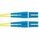 Panduit Fiber Optic Duplex Patch Network Cable - 164.04 ft Fiber Optic Network Cable for Network Device - First End: 2 x LC Male Network - Second End: 2 x LC Male Network - Patch Cable - Yellow - 1 - TAA Compliance F92ERLNLNSNM050