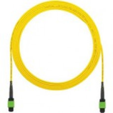 Panduit Fiber Optic Network Cable - 9.84 ft Fiber Optic Network Cable for Network Device - MPO Female Network - MPO Female Network - Yellow - 1 F9TRP5N5NANF010