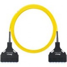 Panduit Fiber Optic Network Cable - 85 ft Fiber Optic Network Cable - First End: 1 x LC Male Cassette - Second End: 1 x LC Male Cassette - 9/125 &micro;m - Yellow - 1 - TAA Compliance F9TSPXNXNSNF085