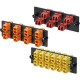 Panduit Keyed LC Fiber Adapter Panel - 6 Port(s) - 6 x Duplex - Black, Green - Wall Mountable, Rack-mountable - TAA Compliance FAP6WCGRDLCZ