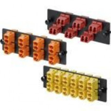 Panduit FAP8WEORDLCZ Network Patch Panel - 8 Port(s) - 8 x Duplex - Orange - TAA Compliance FAP8WEORDLCZ