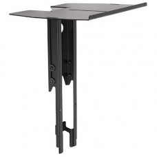 Milestone Av Technologies Chief Fusion FCA501 - Shelf for AV System - black - screen size: 32"-65" - for Fusion Large Manual Height Adjustable Mobile Cart LPAUB, LCM1U, MCM1U - TAA Compliance FCA501