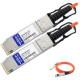 AddOn Finisar FCBN410QB1C50 Compatible TAA Compliant 40GBase-AOC QSFP+ to QSFP+ Direct Attach Cable (850nm, MMF, 50m) - 100% compatible and guaranteed to work - TAA Compliance FCBN410QB1C50-AO