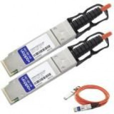 AddOn Finisar FCBN425QB1C50 Compatible TAA Compliant 100GBase-AOC QSFP28 to QSFP28 Direct Attach Cable (850nm, MMF, 50m) - 100% compatible and guaranteed to work - TAA Compliance FCBN425QB1C50-AO