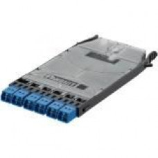 Panduit HD Flex Network Patch Panel - 6 Port(s) - 6 x Duplex - Blue - TAA Compliance FHS9N-12-10N