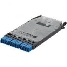 Panduit HD Flex Network Patch Panel - 6 Port(s) - 6 x Duplex - Blue - TAA Compliance FHS9N-12-10P