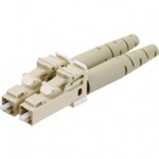 Panduit Fiber Optic Connectors, Field Polish - 1 Pack - 2 x LC Male - Electric Ivory - TAA Compliance FLCDMEIY