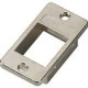 Black Box Panel-Mount Bezel, Keystone Opening, Silver - Silver FMT1000