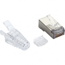 Black Box Network Connector - 100 Pack - 1 x RJ-45 Male - TAA Compliant FMTP6AS-CL-100PAK