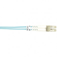 Black Box 10-GbE 50-Micron Multimode Value Line Patch Cable, LC-LC, 3-m (9.8-ft.) - 9.84 ft Fiber Optic Network Cable for Network Device - First End: 2 x LC Male Network - Second End: 2 x LC Male Network - Patch Cable - 50/125 &micro;m - Aqua - RoHS C