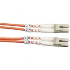 Black Box 50-Micron Multimode Fiber Optic Value Patch Cable, Duplex, Zipcord (Continued) - 6.56 ft Fiber Optic Network Cable for Network Device - First End: 2 x LC Male Network - Second End: 2 x LC Male Network - Patch Cable - 50/125 &micro;m - 1 Pack