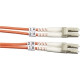 Black Box 50-Micron Multimode Fiber Optic Value Patch Cable, Duplex, Zipcord (Continued) - 6.56 ft Fiber Optic Network Cable for Network Device - First End: 2 x LC Male Network - Second End: 2 x LC Male Network - Patch Cable - 50/125 &micro;m - 1 Pack