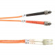 Black Box 50-Micron Multimode Fiber Optic Value Patch Cable, Duplex, Zipcord - 16.40 ft Fiber Optic Network Cable for Network Device - First End: 2 x ST Male Network - Second End: 2 x LC Male Network - Patch Cable - 50/125 &micro;m - 1 Pack - RoHS Com