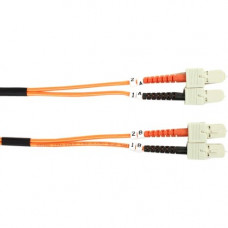 Black Box 62.5-Micron Multimode Value Line Patch Cable, SC-SC, 1-m (3.2-ft.) - 3.28 ft Fiber Optic Network Cable for Network Device - First End: 2 x SC Male Network - Second End: 2 x SC Male Network - Patch Cable - 62.5/125 &micro;m - 1 Pack - RoHS Co