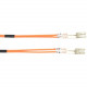 Black Box 62.5-Micron Multimode Value Line Patch Cable, LC-LC, 2-m (6.5-ft.) - 6.56 ft Fiber Optic Network Cable for Network Device - First End: 2 x LC Male Network - Second End: 2 x LC Male Network - Patch Cable - 62.5/125 &micro;m - 1 Pack - RoHS Co