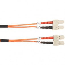 Black Box 62.5-Micron Multimode Value Line Patch Cable, SC-SC, 3-m (9.8-ft.) - 9.84 ft Fiber Optic Network Cable for Network Device - First End: 2 x SC Male Network - Second End: 2 x SC Male Network - Patch Cable - 1 Pack - RoHS Compliance FO625-003M-SCSC