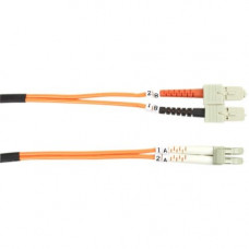 Black Box 62.5-Micron Multimode Value Line Patch Cable, SC-LC, 5-m (16.4-ft.) - 16.40 ft Fiber Optic Network Cable for Network Device - First End: 2 x SC Male Network - Second End: 2 x LC Male Network - Patch Cable - 1 Pack - RoHS Compliance FO625-005M-SC