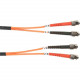 Black Box 62.5-Micron Multimode Value Line Patch Cable, ST-ST, 10-m (32.8-ft.) - 32.81 ft Fiber Optic Network Cable for Network Device - First End: 2 x ST Male Network - Second End: 2 x ST Male Network - Patch Cable - 1 Pack - RoHS Compliance FO625-010M-S