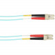 Black Box Duplex Fiber Optic Patch Network Cable - 6.56 ft Fiber Optic Network Cable for Network Device - First End: 2 x LC Male Network - Second End: 2 x LC Male Network - 128 MB/s - Patch Cable - 62.5/125 &micro;m - Aqua - TAA Compliant FOCMP62-002M