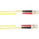 Black Box 10-m, LC-LC, 50-Micron, Multimode, PVC, Yellow Fiber Optic Cable - 32.81 ft Fiber Optic Network Cable for Network Device - First End: 1 x LC Male Network - Second End: 1 x LC Male Network - 128 MB/s - 50/125 &micro;m - Yellow - TAA Complianc