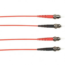 Black Box 10-m, ST-ST, 62.5-Micron, Multimode, Plenum, Red Fiber Optic Cable - 32.81 ft Fiber Optic Network Cable for Network Device - First End: 1 x ST Male Network - Second End: 1 x ST Male Network - 128 MB/s - 62.5/125 &micro;m - Red - TAA Complian