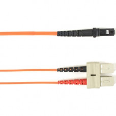 Black Box Duplex Fiber Optic Patch Network Cable - 49.21 ft Fiber Optic Network Cable for Network Device - First End: 2 x SC Male Network - Second End: 2 x SC Male Network - 1 Gbit/s - Patch Cable - 62.5/125 &micro;m - Orange - TAA Compliant FOCMP62-0