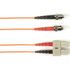 Black Box Duplex Fiber Optic Patch Network Cable - Fiber Optic for Network Device - 128 MB/s - Patch Cable - 65.62 ft - 2 x ST Male Network - 2 x ST Male Network - 62.5/125 &micro;m - Orange - TAA Compliant FOCMP62-020M-STSC-OR