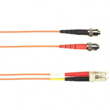 Black Box Duplex Fiber Optic Patch Network Cable - Fiber Optic for Network Device - 128 MB/s - Patch Cable - 65.62 ft - 2 x ST Male Network - 2 x ST Male Network - 62.5/125 &micro;m - Orange - TAA Compliant FOCMP62-020M-STLC-OR
