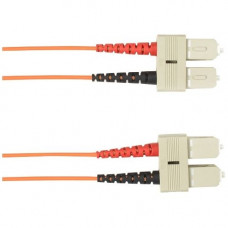 Black Box 20-m, SC-SC, 62.5-Micron, Multimode, Plenum, Orange Fiber Optic Cable - 65.62 ft Fiber Optic Network Cable for Network Device - First End: 2 x SC Male Network - Second End: 2 x SC Male Network - Patch Cable - Orange FOCMP62-020M-SCSC-OR