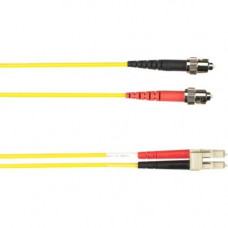Black Box 6-m, ST-LC, 62.5-Micron, Multimode, Plenum, Yellow Fiber Optic Cable - 19.69 ft Fiber Optic Network Cable for Network Device - First End: 1 x ST Male Network - Second End: 1 x LC Male Network - 128 MB/s - 62.5/125 &micro;m - Yellow FOCMP62-0