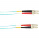 Black Box 15-m, LC-LC, 50-Micron, Multimode, PVC, Aqua Fiber Optic Cable - 49.21 ft Fiber Optic Network Cable for Network Device - First End: 2 x LC Male Network - Second End: 2 x LC Male Network - 128 MB/s - 62.5/125 &micro;m - Aqua FOCMR50-015M-LCLC