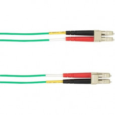 Black Box 15-m, LC-LC, 62.5-Micron, Multimode, Plenum, Green Fiber Optic Cable - 49.21 ft Fiber Optic Network Cable for Network Device - First End: 1 x LC Male Network - Second End: 1 x LC Male Network - 128 MB/s - 62.5/125 &micro;m - Green FOCMP62-01