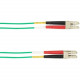 Black Box 2-m, LC-LC, 62.5-Micron, Multimode, Plenum, Green Fiber Optic Cable - 6.56 ft Fiber Optic Network Cable for Network Device - First End: 1 x LC Male Network - Second End: 1 x LC Male Network - 128 MB/s - 62.5/125 &micro;m - Green - TAA Compli