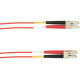 Black Box 25-m, LC-LC, 62.5-Micron, Multimode, Plenum, Red Fiber Optic Cable - 82.02 ft Fiber Optic Network Cable for Network Device - First End: 1 x LC Male Network - Second End: 1 x LC Male Network - 128 MB/s - 62.5/125 &micro;m - Red FOCMP62-025M-L