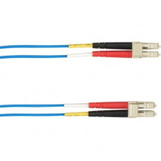 Black Box Fiber Optic Network Cable - 6.56 ft Fiber Optic Network Cable for Network Device - First End: 1 x LC Male Network - Second End: 1 x LC Male Network - Patch Cable - 50/125 &micro;m - Blue FOCMR10-002M-LCLC-BL