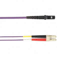 Black Box 10-m, SC-LC, 62.5-Micron, Multimode, Plenum, Violet Fiber Optic Cable - 32.81 ft Fiber Optic Network Cable for Network Device - First End: 1 x SC Male Network - Second End: 1 x LC Male Network - 128 MB/s - 62.5/125 &micro;m - Violet - TAA Co