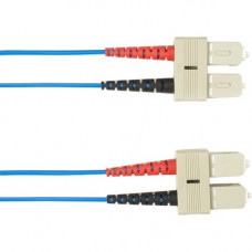 Black Box 4-m, SC-SC, 50-Micron, Multimode, PVC, Blue Fiber Optic Cable - 13.12 ft Fiber Optic Network Cable for Network Device - First End: 1 x SC Male Network - Second End: 1 x SC Male Network - 128 MB/s - 50/125 &micro;m - Blue FOCMR50-004M-SCSC-BL