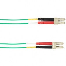 Black Box Colored Fiber OS2 9-Micron Singlemode Fiber Optic Patch Cable - Duplex, PVC - 16.40 ft Fiber Optic Network Cable for Network Device - First End: 2 x LC Male Network - Second End: 2 x LC Male Network - 1 Gbit/s - Patch Cable - OFNR - 9/125 &m