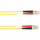 Black Box 5-m, LC-LC, Single-Mode, PVC, Yellow Fiber Optic Cable - 16.40 ft Fiber Optic Network Cable for Network Device - First End: 2 x LC Male Network - Second End: 2 x LC Male Network - 128 MB/s - Patch Cable - 9/125 &micro;m - Yellow - TAA Compli