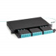 Black Box Fiber Optic High Density MTP Enclosure - 3-Slot, 1U - 108 Port(s) - 108 x - 1U High - Rack-mountable - TAA Compliance FOEN50HD-3H-1U