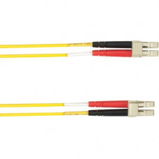 Black Box Colored Fiber OM3 50-Micron Multimode Fiber Optic Patch Cable - Duplex, LSZH - 6.56 ft Fiber Optic Network Cable for Network Device - First End: 2 x LC Male Network - Second End: 2 x LC Male Network - 10 Gbit/s - Patch Cable - LSZH - 50/125 &
