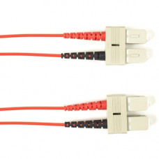 Black Box Fiber Optic Duplex Patch Network Cable - 16.40 ft Fiber Optic Network Cable for Network Device - First End: 2 x SC Male Network - Second End: 2 x SC Male Network - Patch Cable - LSZH - 9/125 &micro;m - Red - TAA Compliant FOLZHSM-005M-SCSC-R