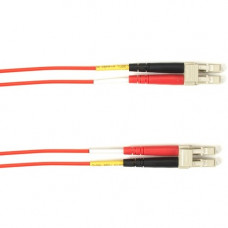 Black Box Fiber Optic Duplex Patch Network Cable - 9.80 ft Fiber Optic Network Cable for Network Device - First End: 2 x LC Male Network - Second End: 2 x LC Male Network - Patch Cable - LSZH - 50/125 &micro;m - Red - TAA Compliant - TAA Compliance FO