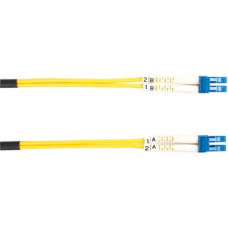 Black Box Single-Mode Value Line Patch Cable, LC-LC, 3-m (9.8-ft.) - 9.84 ft Fiber Optic Network Cable for Network Device - First End: 2 x LC Male Network - Second End: 2 x LC Male Network - Patch Cable - 9/125 &micro;m - Yellow - RoHS, TAA Compliance
