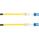Black Box Single-Mode Value Line Patch Cable, LC-LC, 1-m (3.2-ft.) - 3.28 ft Fiber Optic Network Cable for Network Device - First End: 2 x LC Male Network - Second End: 2 x LC Male Network - Patch Cable - 9/125 &micro;m - Yellow - RoHS, TAA Compliance
